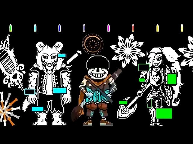 Ink Sans fight (intense) Project by Ninth Headline