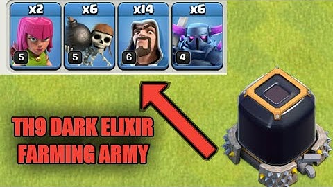 10 HERO LEVELS IN 2 WEEKS!?!?!? TH9 DARK ELIXIR FARMING ARMY
