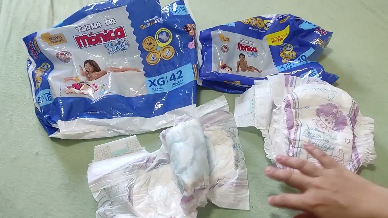 COMPAREI OS TAMANHOS XG E XXG DA TURMA DA MÔNICA