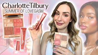 CHARLOTTE TILBURY SUMMER OF LOVEGASM 💖 BEAUTY LIGHT WAND PINKGASM SUNSET, LOVEGASM FACE PALETTE