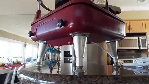 V-M automatic record plyer.  Playing a stack of 45