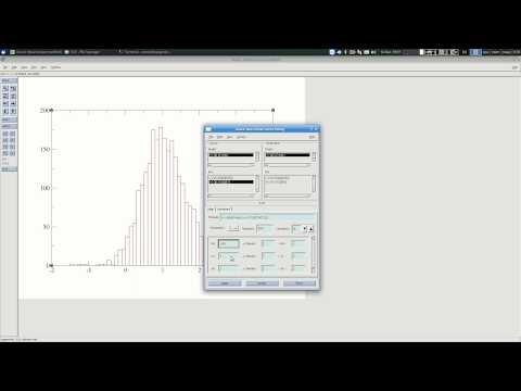 Xmgrace Non linear Curve Fitting Normal Distribution