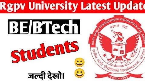 Rgpv 5th/3Rd semester students jaldi dekho 😀