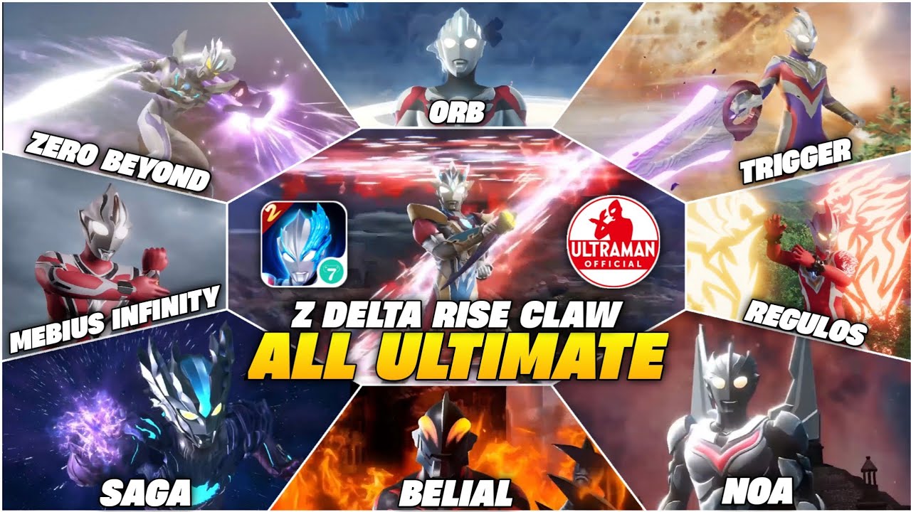 ALL ULTIMATE SKILL CHARACTER - GAME ULTRAMAN LEGEND OF HEROES 2