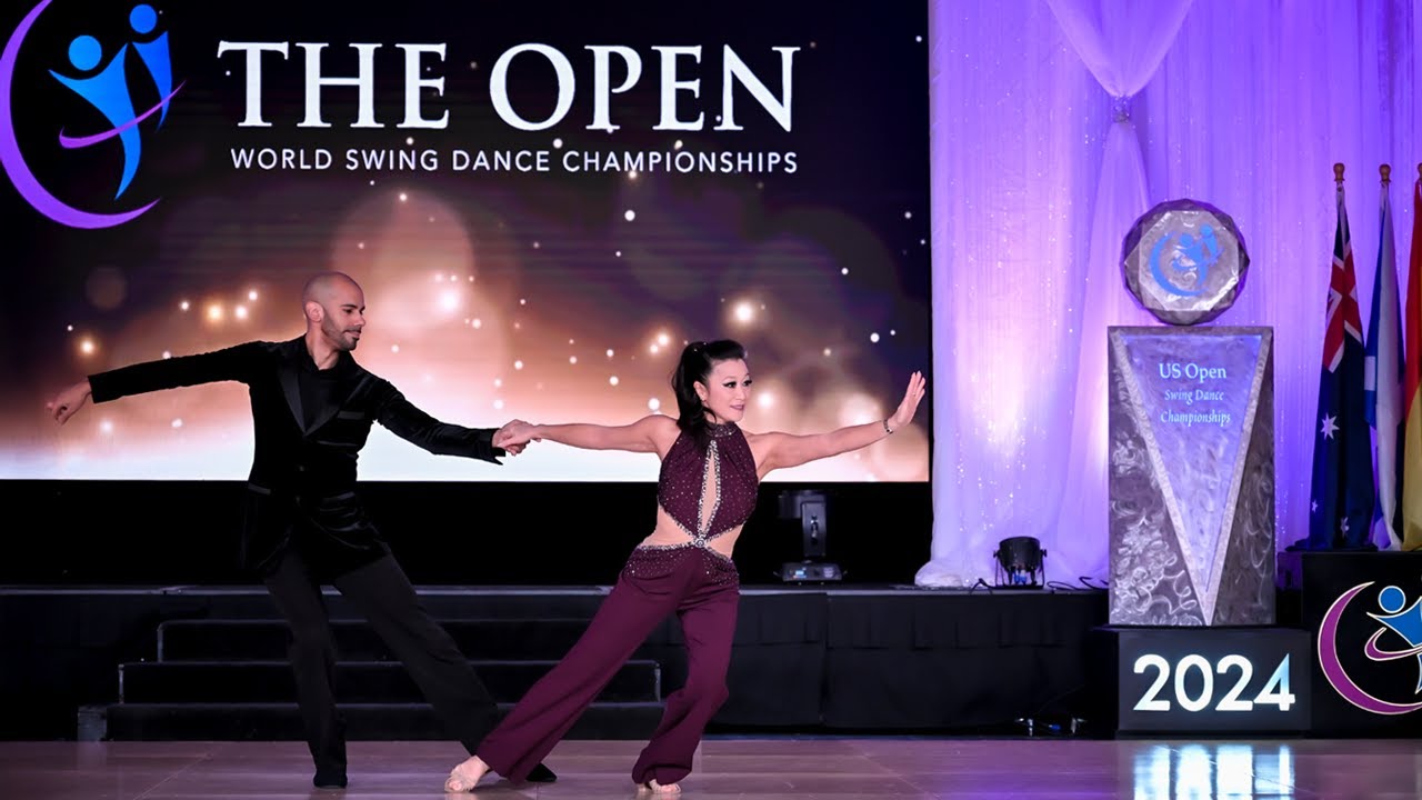 1st place ProAm Follower- The Open World Swing Dance Championships 2024- Pamela Marr & Za Thomaier