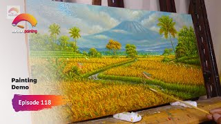 Melukis Pemandangan Realis | Painting Timelapse | Episode 118 | Demo