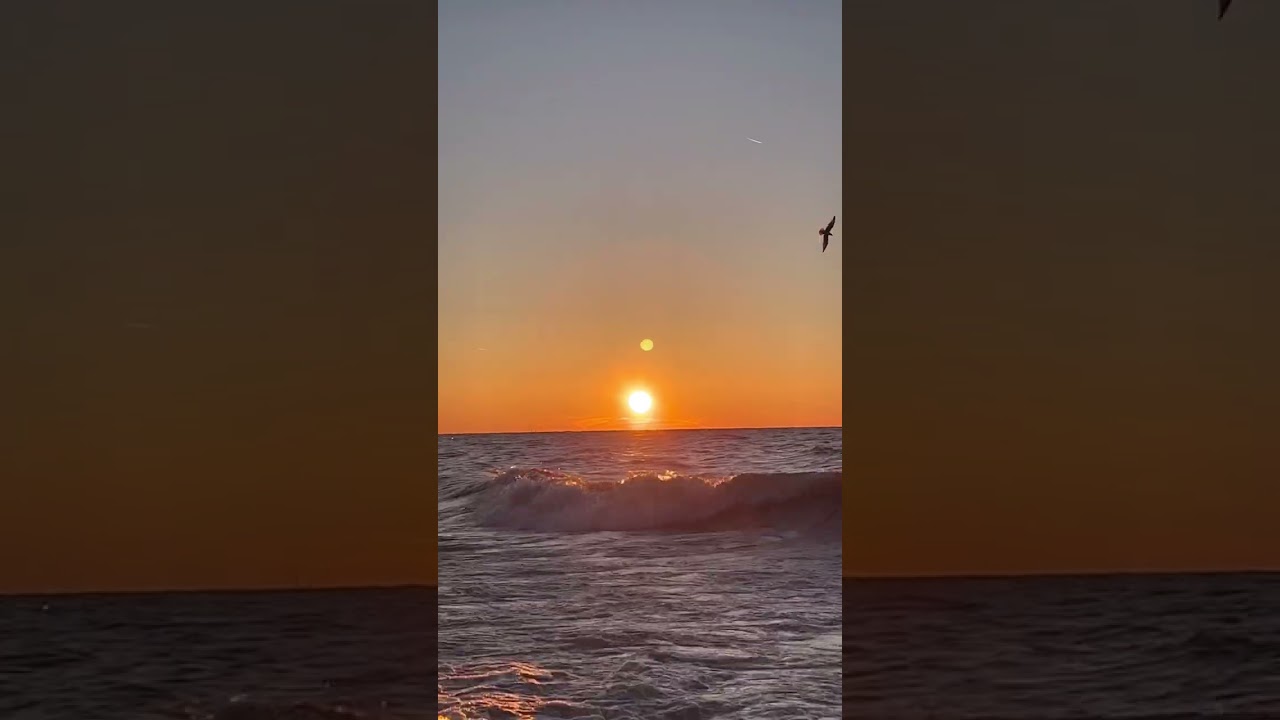 Lake Erie ~ Waves and Sunset Rays