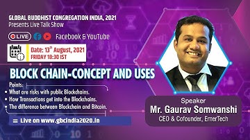 GBC India Presents Live Talk Show on BLOCK CHAIN - Concept and Uses