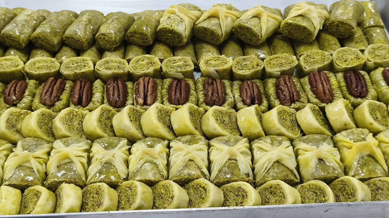 حصريأ ❤️ طريقة تحضير البقلاوه التركيه افضل الاشكال بالطريقه الصحيحه للبقلاوه