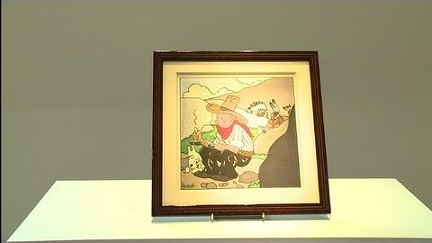 Sampul buku komik Tintin mencapai harga rekor di pelelangan
