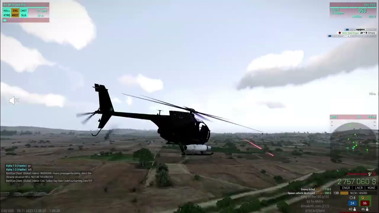 AH6MM Little Bird Arma 3 Koth RHS Compilations YouTube
