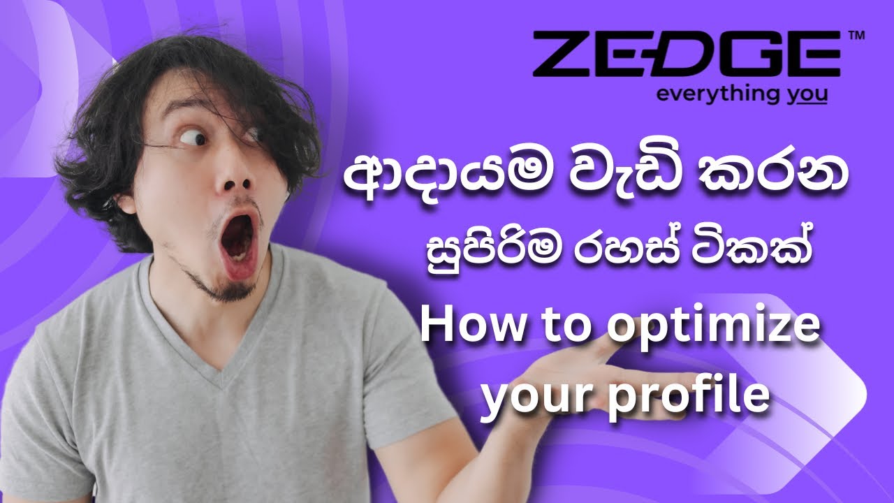 How to optimize your Zedge Account | Zedge Sinhala