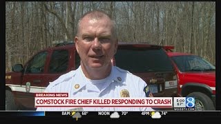 Comstock fire chief hit, killed while responding to call