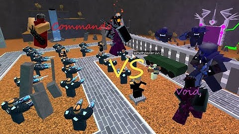 Tower Battles Commando vs Void