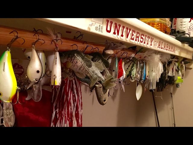 Now That's a MAN CAVE!!! BamaBass' Bass Fishing Arsenal 