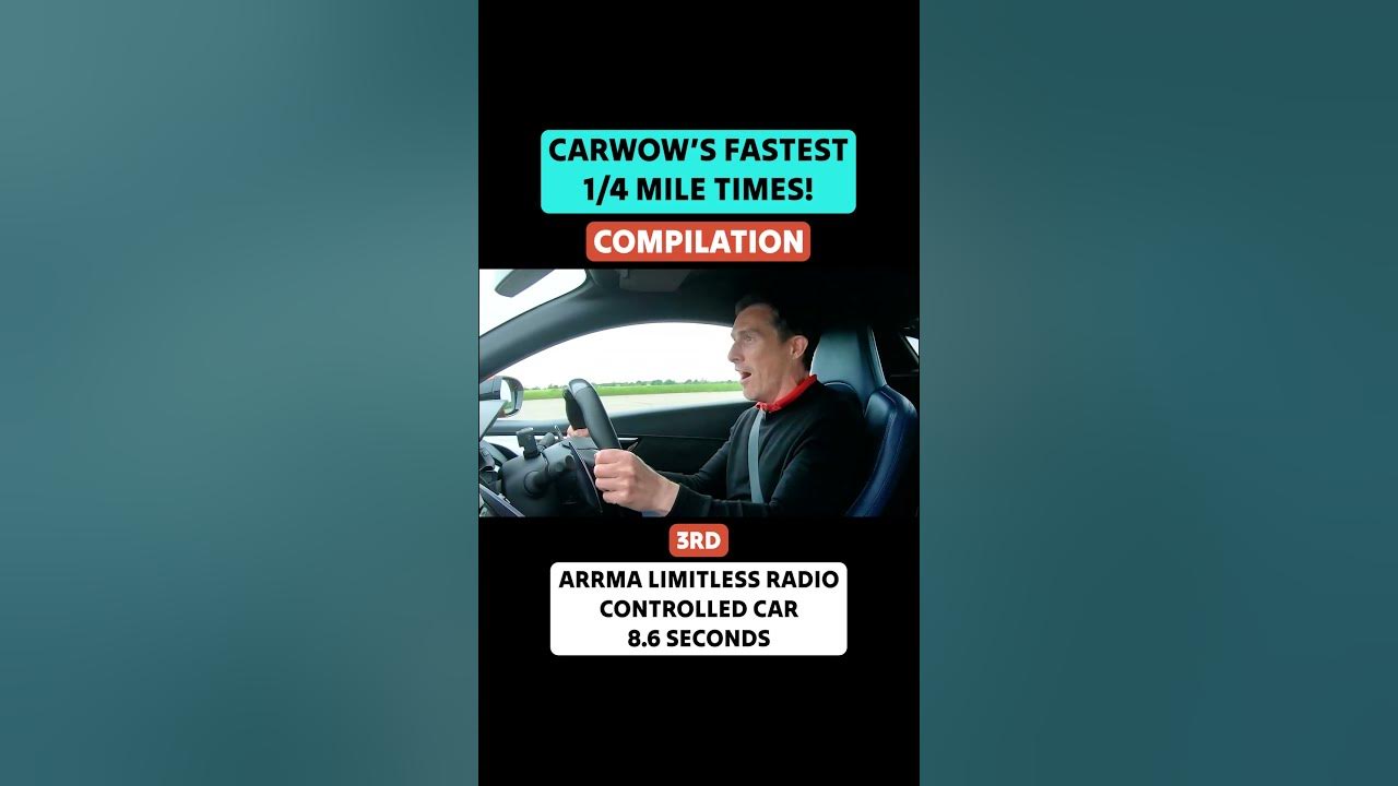carwow-s-fastest-1-4-mile-times-youtube