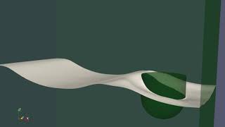 Fluid structure interaction with Code Saturne. Forced sloshing of tank with buoy