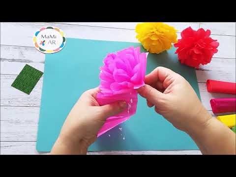 Wideo: Jak Zrobić Kwiaty Z Bibuły
