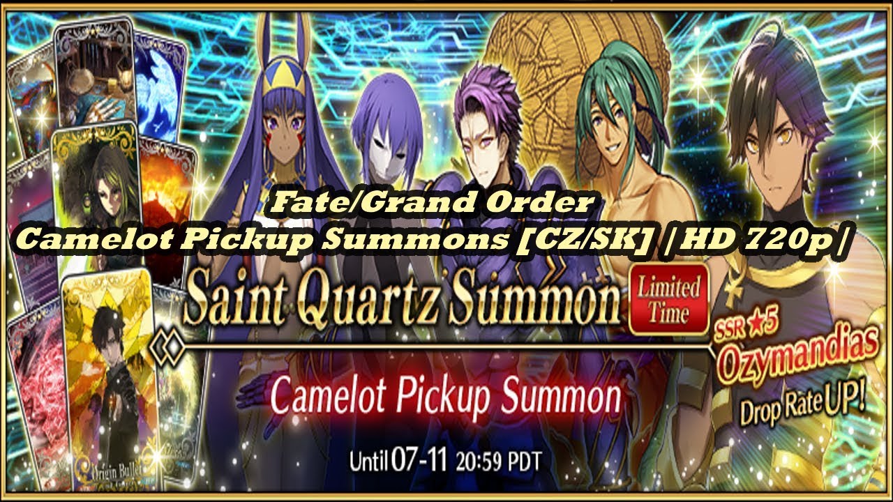 Fate/Grand Order - Camelot Pickup Summons [CZ/SK] |HD 720p|