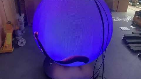1meter P2.5 Indoor LED sphere display for hanging or floor-standing