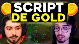 HACK SCRIPT DE GOLD TILTANDO A SOLOQ - RENECRODILO LEAGUE OF LEGENDS