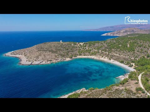 Παραλία Τηγάνι: Μία από τις ομορφότερες της δυτικής Χίου