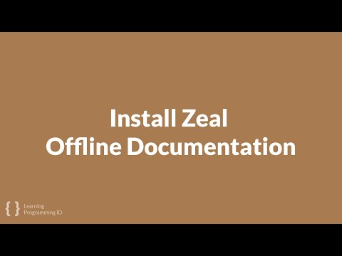 How to Install Zeal Offline Documentation