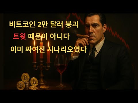💥 비트코인 2만 달러 붕괴 — 트윗 때문이 아니다. 이미 짜여진 시나리오였다 | Yeonpil Crypto Market Breakdown