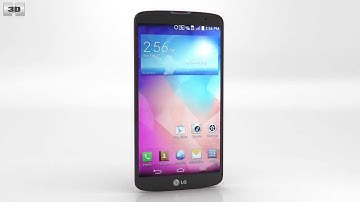 LG G Pro 2 Red 3D model by 3DModels.org