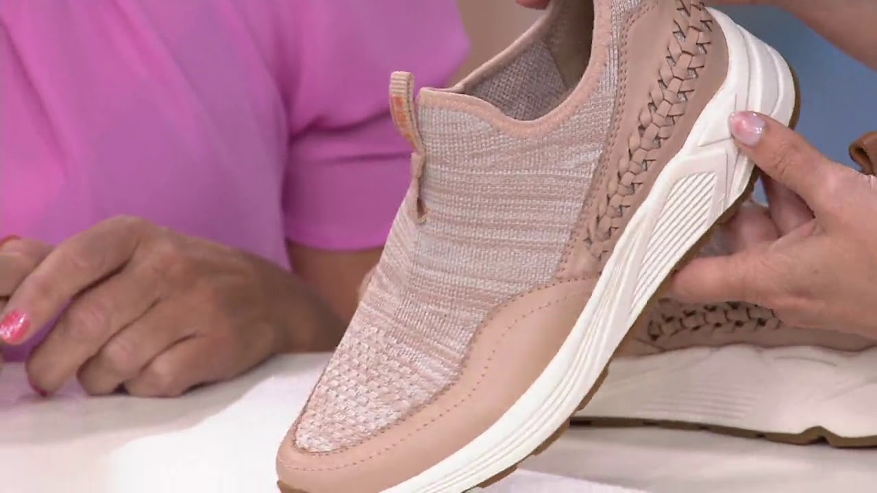qvc earth sneakers