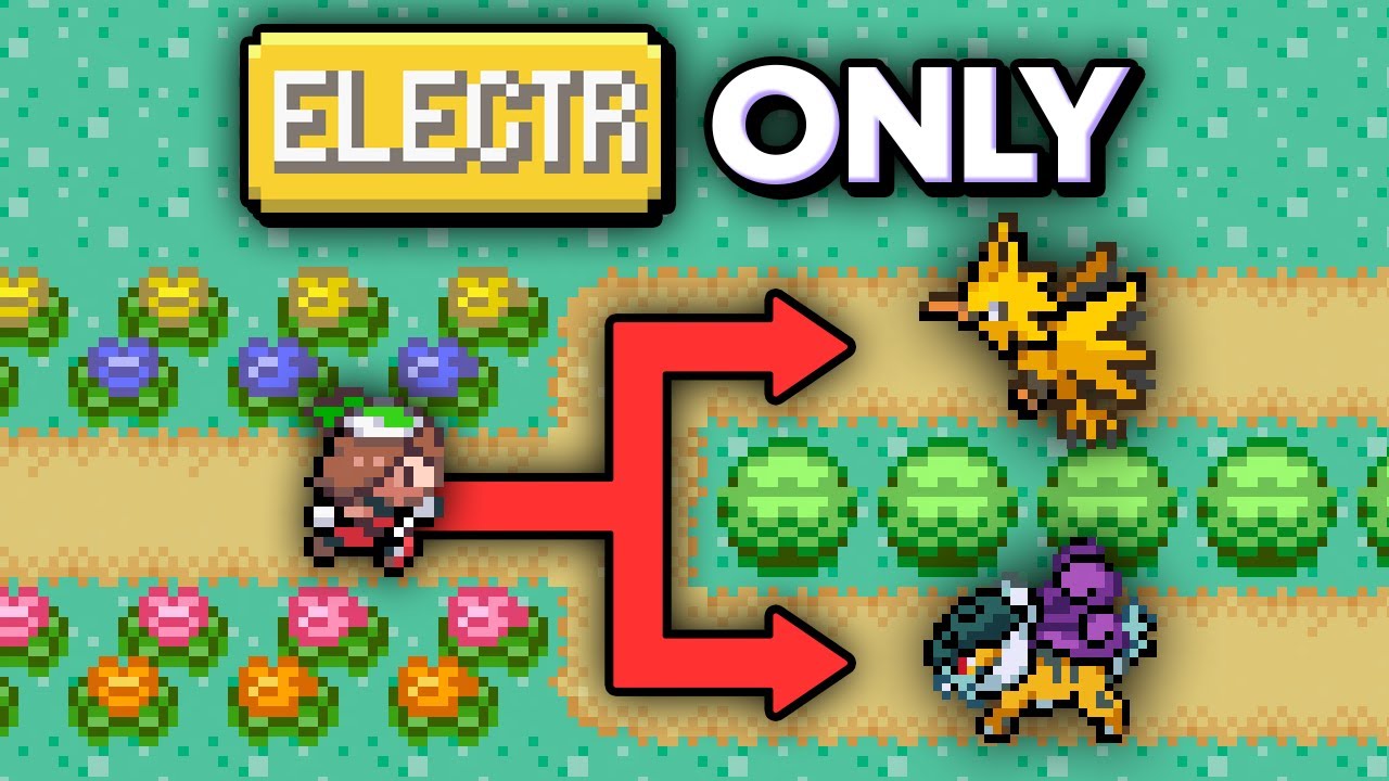 Can you beat Emerald Rogue with only ELECTRIC type Pokemon? - YouTube