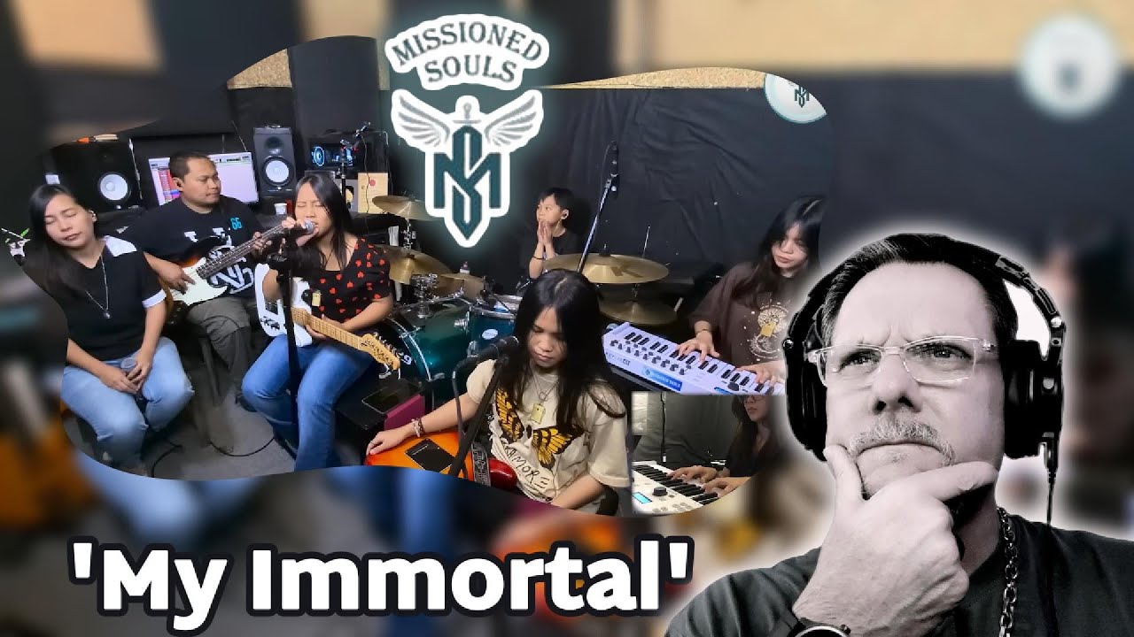 Reaction - First Time Hearing - Missioned Souls | MY IMMORTAL (Evanescence) cover.