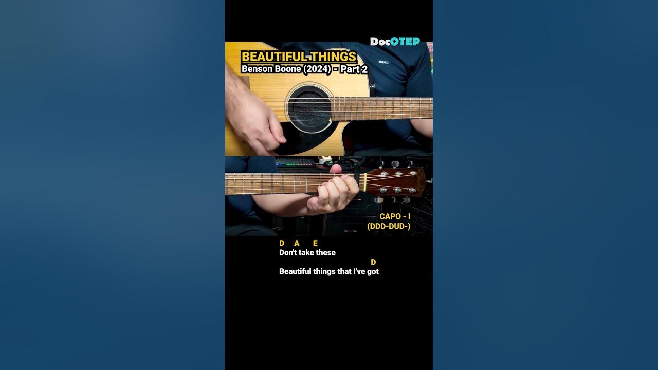 Beautiful Things - Benson Boone (2024) Easy Guitar Chords Tutorial with Lyrics Part 2 SHORTS REELS Beautiful Things - Benson Boone (2024) Easy Guitar Chords Tutorial with Lyrics Part 2 SHORTS REELS