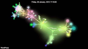 Evolution of WordPress (Gource Visualization)