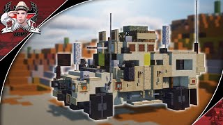 Minecraft: Modern M1278 L-ATV “Heavy Weapons Carrier” | Light Multirole Vehicle Tutorial