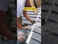 Metal roof foaming process- Good tools and machinery make work easy 😇