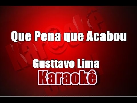Video thumbnail for Que Pena que Acabou - Gusttavo Lima