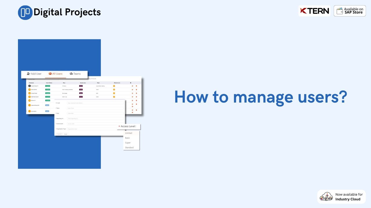 How to manage users - Getting Started - YouTube