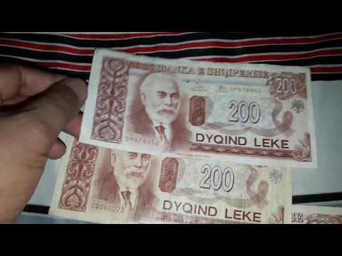 Albanian Lek Loses Ground On Euro Dollar Worldnews September 1 2018 Unboxing Beautiful Albanian Leke Banknotes