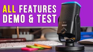 Rode NT-USB Mini All Features Demo, Tests, and Review - SUPER fun mic when paired with RodeConnect
