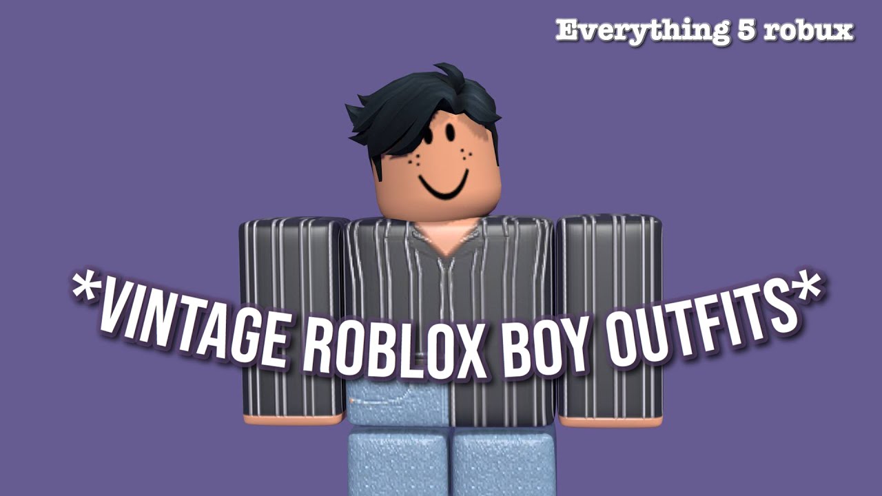 Vintage Roblox Boy Outfits Youtube - boy roblox outfits