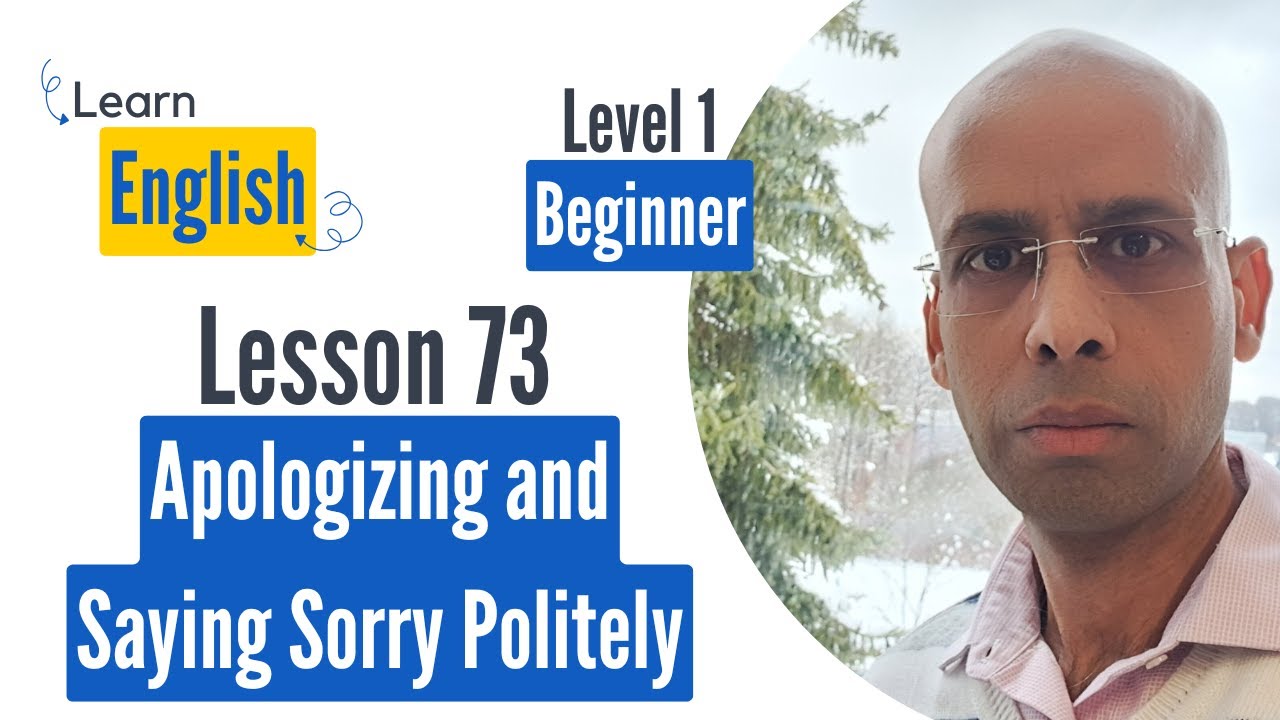 Saying Sorry | Easy English Connection - YouTube