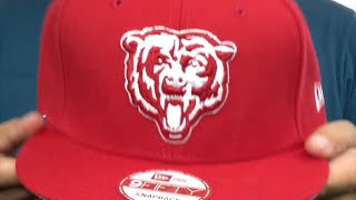 Bears 'TEAM-BASIC SNAPBACK' Red-White Hat by New Era