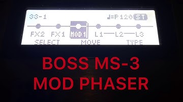【NO TALKING 声無し】BOSS MS-3 sound sample MOD PHASER サンプルサウンド