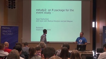 13:20   R packages session   5   Iegor Rudnytskyi: estudy2: an R package for the event study