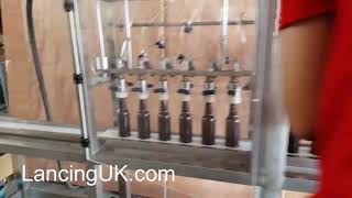 Semi Auto Carbonated Beer Filling machine with crown capping