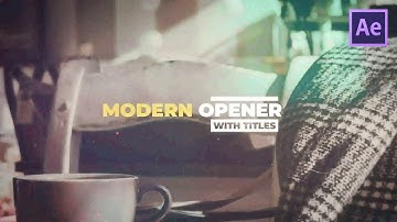 Modern Opener With Titles Videohive Free After effects template+tutorial  | Copied content Templates