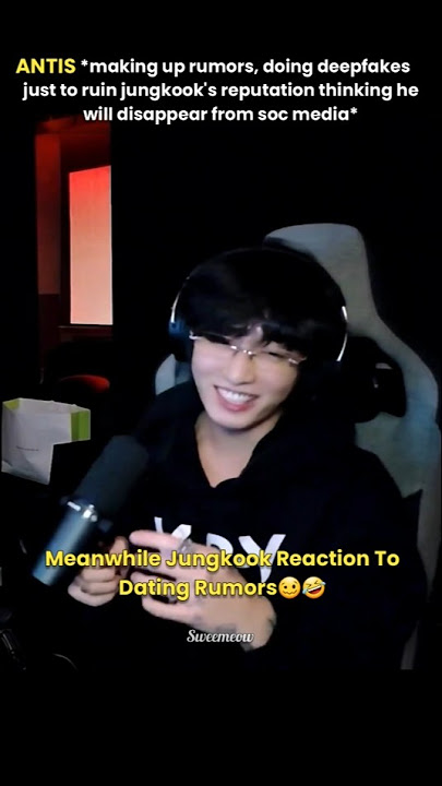 Jungkook Reaction To Dating Rumors 🤣😂jungkook weverse live English subs#jungkook #jungkooklive