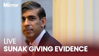 LIVE: Former Prime Minister Rishi Sunak appears for his second day at Covid Inquiry