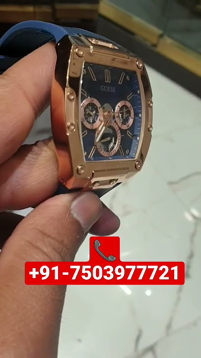 Guess GW0324G2 Exposure Gold Tone Watch | Unboxing & Quick Look - YouTube